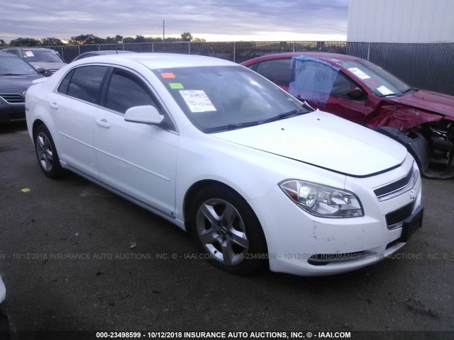 1G1ZH57B59F231726 - 2009 CHEVROLET MALIBU 1LT WHITE photo 1