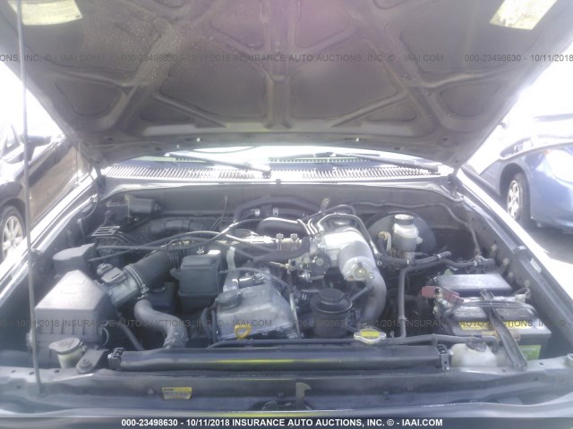 5TEGM92N54Z454332 - 2004 TOYOTA TACOMA DOUBLE CAB PRERUNNER BLACK photo 10