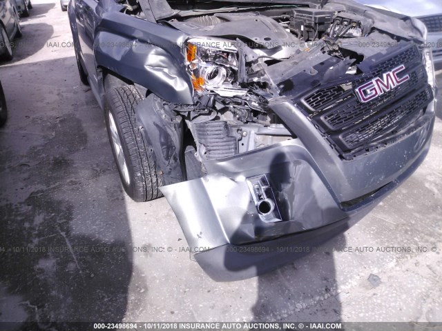 2GKFLTEKXC6396600 - 2012 GMC TERRAIN SLE GRAY photo 6