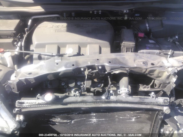 5FNRL5H60DB004786 - 2013 HONDA ODYSSEY EXL Gris foto 10