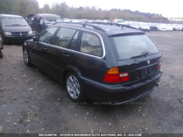 WBAAX13453PJ00589 - 2003 BMW 325 IT GREEN photo 3