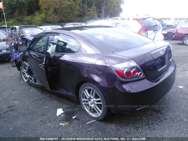 JTKDE167680233673 - 2008 TOYOTA SCION TC 紫色 照片 3