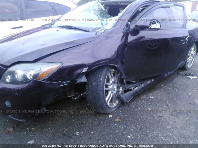 JTKDE167680233673 - 2008 TOYOTA SCION TC 紫色 照片 6