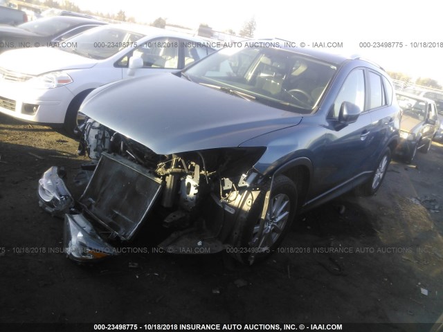 JM3KE2CY3E0402844 - 2014 MAZDA CX-5 TOURING Синий фото 2