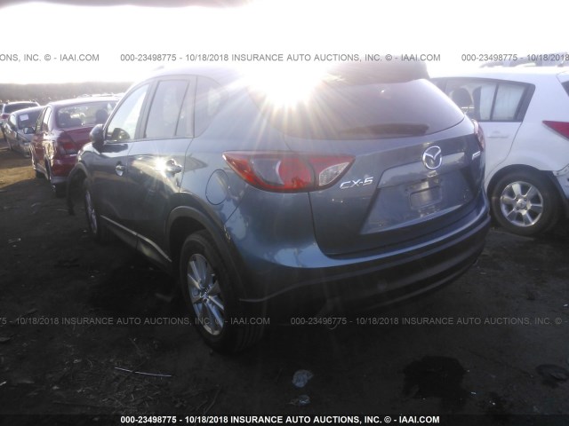 JM3KE2CY3E0402844 - 2014 MAZDA CX-5 TOURING Синий фото 3