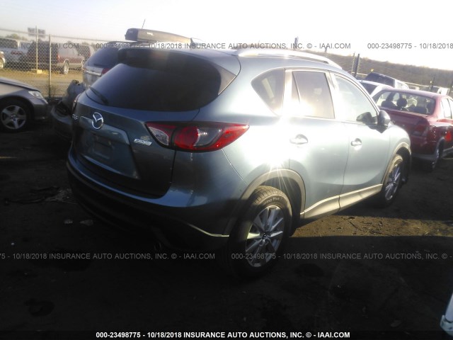 JM3KE2CY3E0402844 - 2014 MAZDA CX-5 TOURING Синий фото 4