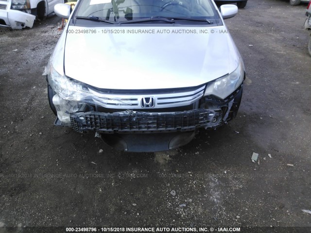 JHMZE2H5XAS035797 - 2010 HONDA INSIGHT LX GRAY photo 6