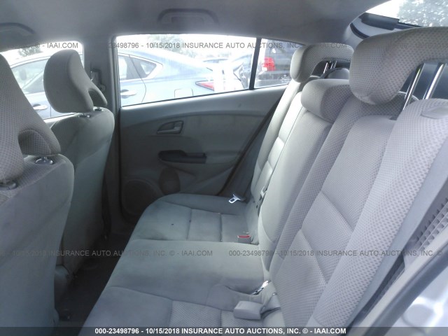 JHMZE2H5XAS035797 - 2010 HONDA INSIGHT LX GRAY photo 8