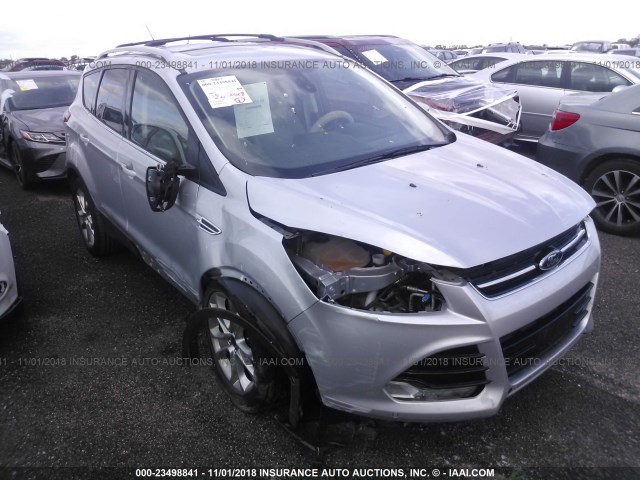 1FMCU0J93EUB22720 - 2014 FORD ESCAPE TITANIUM SILVER photo 1