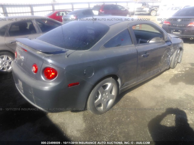 1G1AM18B287113643 - 2008 CHEVROLET COBALT SPORT GRAY photo 4