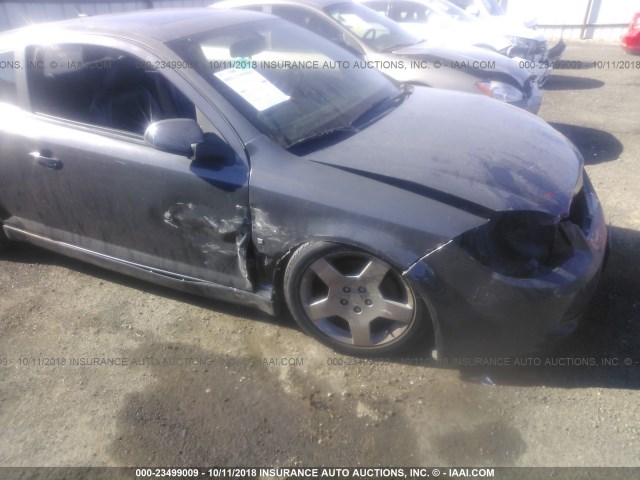 1G1AM18B287113643 - 2008 CHEVROLET COBALT SPORT GRAY photo 6