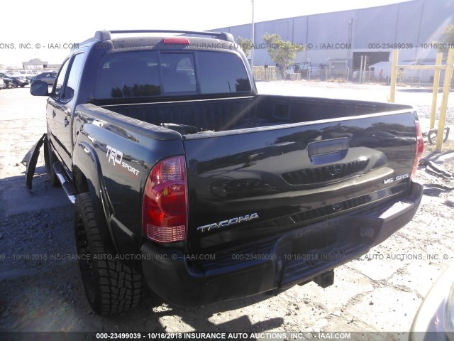 5TEJU62N46Z226829 - 2006 TOYOTA TACOMA DOUBLE CAB PRERUNNER BLACK photo 3