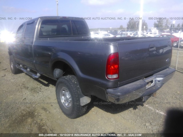 1FTSW31P23EB00144 - 2003 FORD F350 SRW SUPER DUTY GRAY photo 3