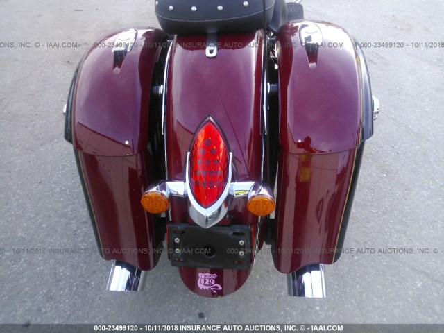 56KTCAAA5F3326802 - 2015 INDIAN MOTORCYCLE CO. CHIEFTAIN RED photo 6