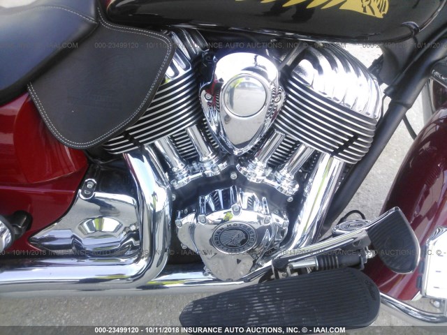 56KTCAAA5F3326802 - 2015 INDIAN MOTORCYCLE CO. CHIEFTAIN RED photo 8