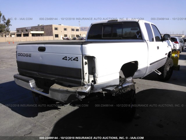 1B7KF2368YJ151189 - 2000 DODGE RAM 2500 WHITE photo 4