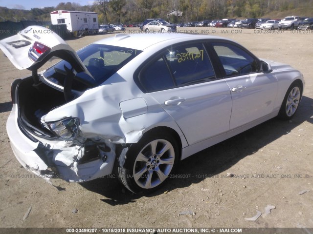 WBA3C3G59ENS67247 - 2014 BMW 320 I/XDRIVE WHITE photo 4