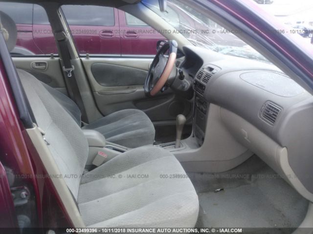 2T1BR12E2YC262536 - 2000 TOYOTA COROLLA VE/CE/LE RED photo 5