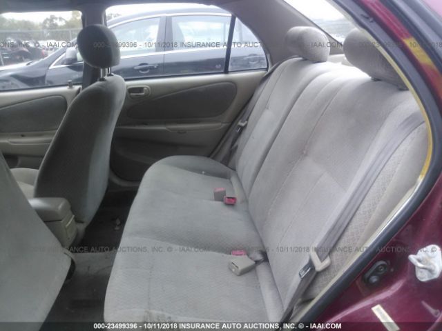 2T1BR12E2YC262536 - 2000 TOYOTA COROLLA VE/CE/LE RED photo 8