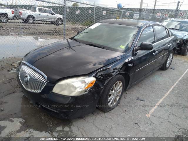 1G4HC5EM6AU134858 - 2010 BUICK LUCERNE CXL BLACK photo 2