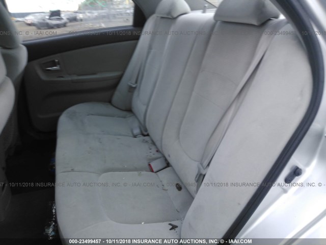 KNAFE222695660353 - 2009 KIA SPECTRA EX/LX/SX SILVER photo 8