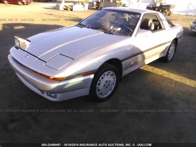 JT2MA70L0G0019409 - 1986 TOYOTA SUPRA SILVER photo 2