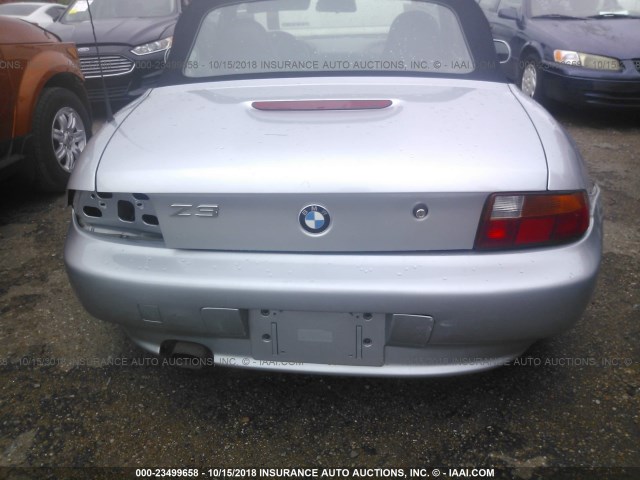 4USCH7320TLB72105 - 1996 BMW Z3 1.9 SILVER photo 6