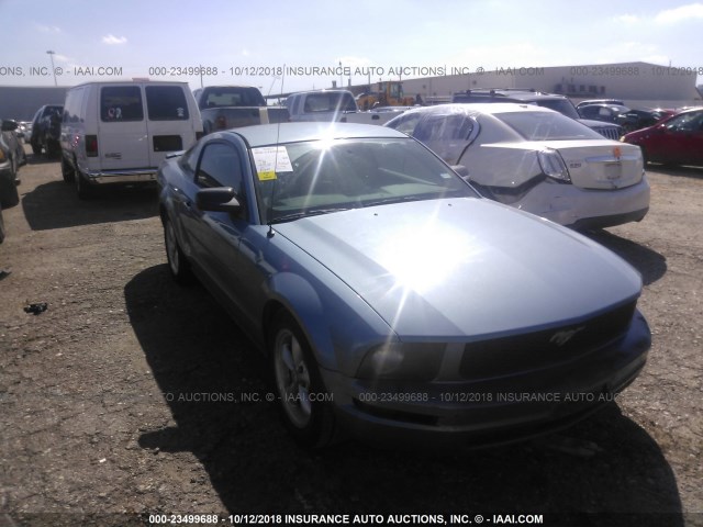 1ZVHT80N485124062 - 2008 FORD MUSTANG BLUE photo 1