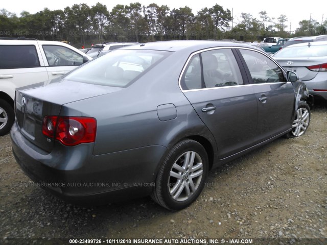 3VWEF71K27M146112 - 2007 VOLKSWAGEN JETTA WOLFSBURG 灰色 照片 4