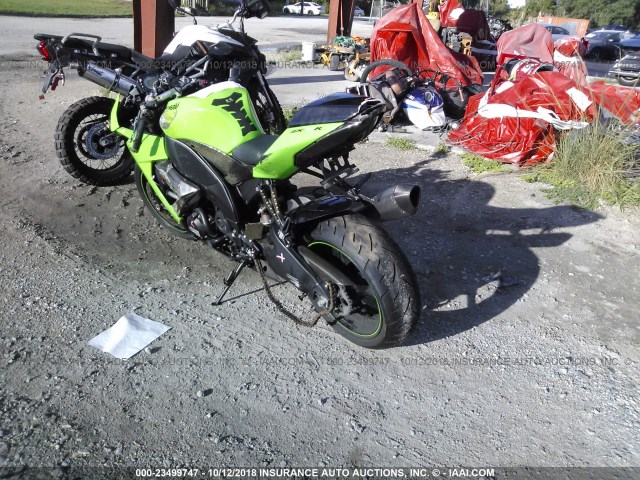 JKAZXCE138A001147 - 2008 KAWASAKI ZX1000 E GREEN photo 3