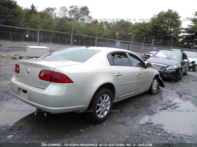 1G4HD57218U202504 - 2008 BUICK LUCERNE CXL GOLD photo 4