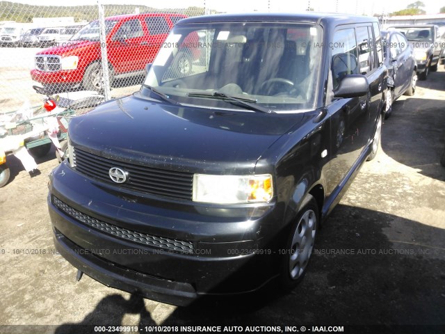 JTLKT324754019067 - 2005 TOYOTA SCION XB შავი ფოტო 2