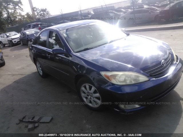 4T1BE30K03U178478 - 2003 TOYOTA CAMRY LE/XLE/SE BLUE photo 1