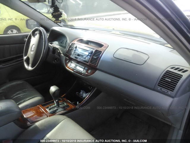 4T1BE30K03U178478 - 2003 TOYOTA CAMRY LE/XLE/SE BLUE photo 5