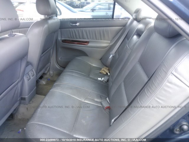 4T1BE30K03U178478 - 2003 TOYOTA CAMRY LE/XLE/SE BLUE photo 8