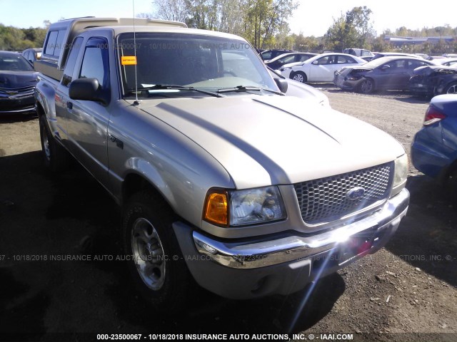 1FTZR15E71PA53732 - 2001 FORD RANGER SUPER CAB BEIGE photo 1