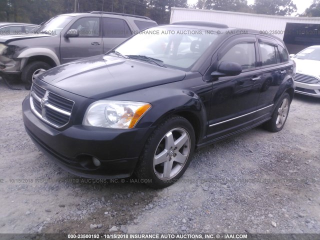 1B3HB78K07D141845 - 2007 DODGE CALIBER R/T BLACK photo 2