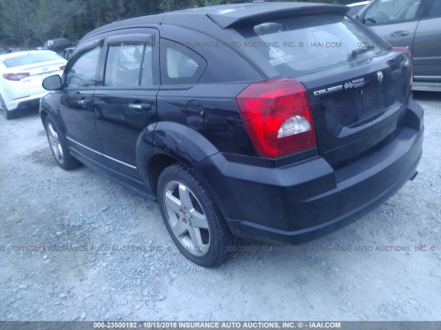 1B3HB78K07D141845 - 2007 DODGE CALIBER R/T BLACK photo 3