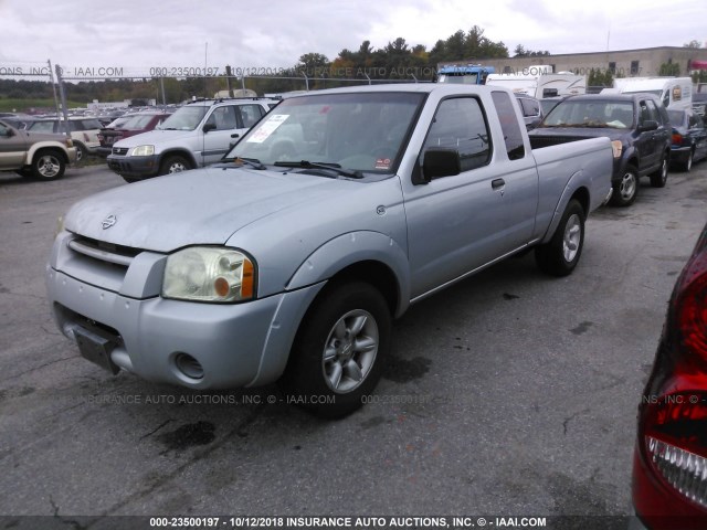 1N6DD26S72C321896 - 2002 NISSAN FRONTIER KING CAB XE SILVER photo 2