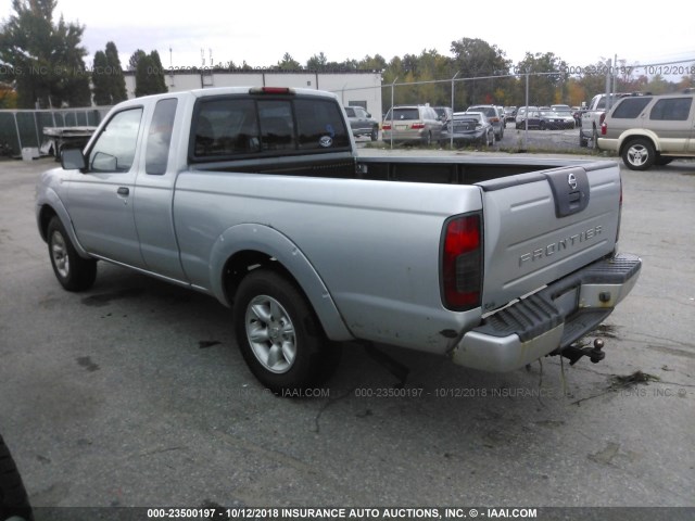 1N6DD26S72C321896 - 2002 NISSAN FRONTIER KING CAB XE SILVER photo 3