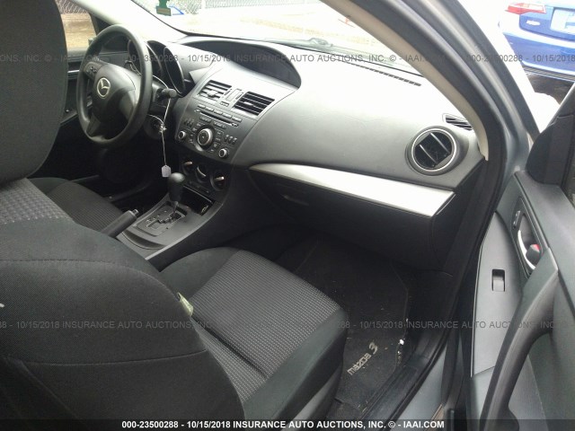 JM1BL1UF5C1553696 - 2012 MAZDA 3 I GRAY photo 5