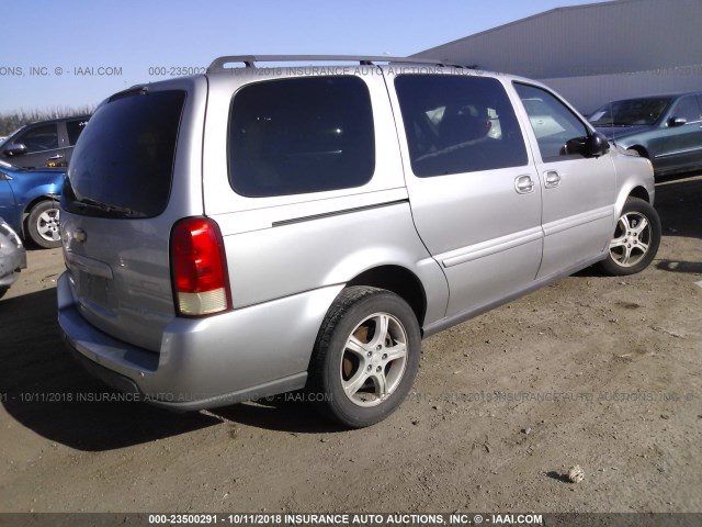1GNDV23L65D191001 - 2005 CHEVROLET UPLANDER LS SILVER photo 4