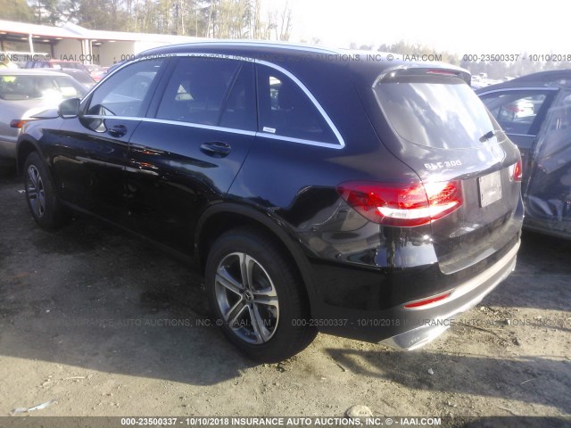 WDC0G4KB7KV124235 - 2019 MERCEDES-BENZ GLC 300 4MATIC BLACK photo 3