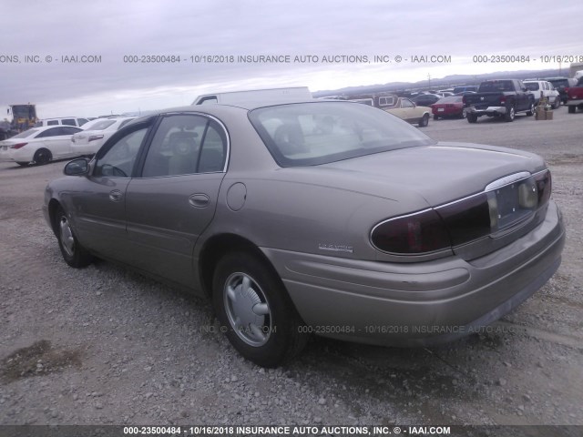 1G4HR54K2YU111733 - 2000 BUICK LESABRE LIMITED BEIGE photo 3