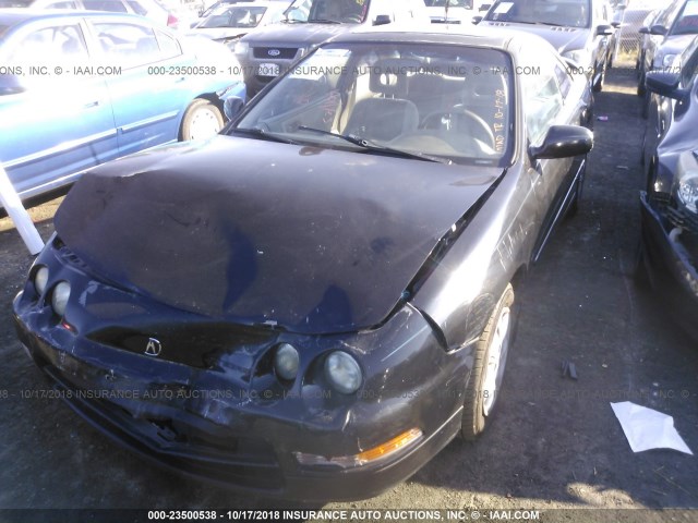 JH4DC4358TS013917 - 1996 ACURA INTEGRA LS BLACK photo 2