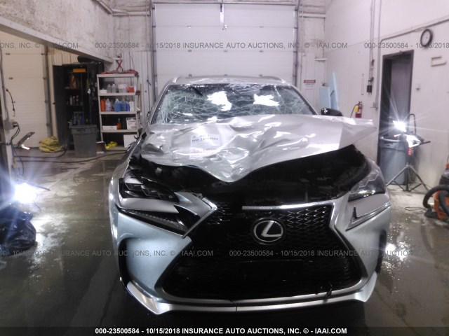 JTJBARBZ6G2049740 - 2016 LEXUS NX 200T/BASE/F SPORT SILVER photo 6