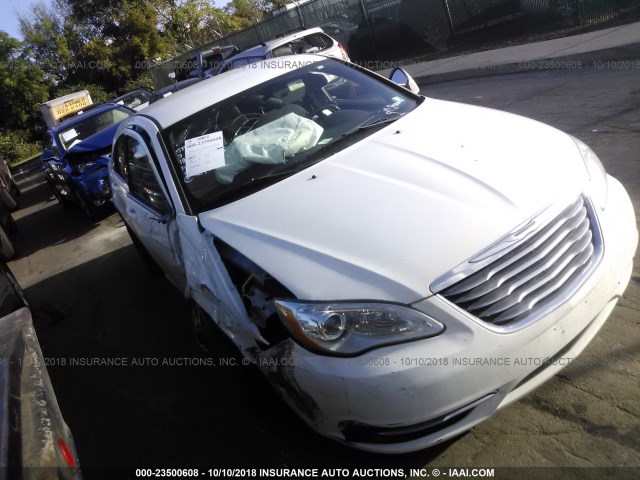 1C3CCBAB0DN606413 - 2013 CHRYSLER 200 LX WHITE photo 6