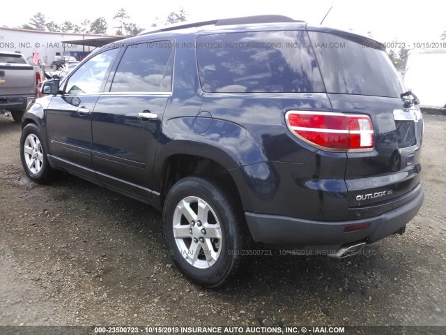 5GZER23787J168195 - 2007 SATURN OUTLOOK XR ლურჯი ფოტო 3