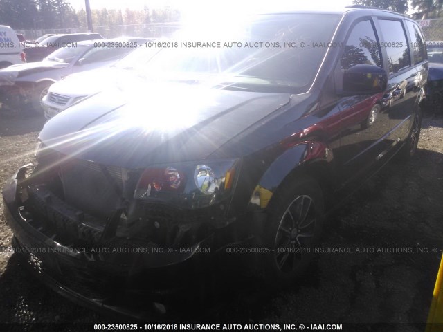 2C4RDGEG9GR339222 - 2016 DODGE GRAND CARAVAN R/T BLACK photo 2