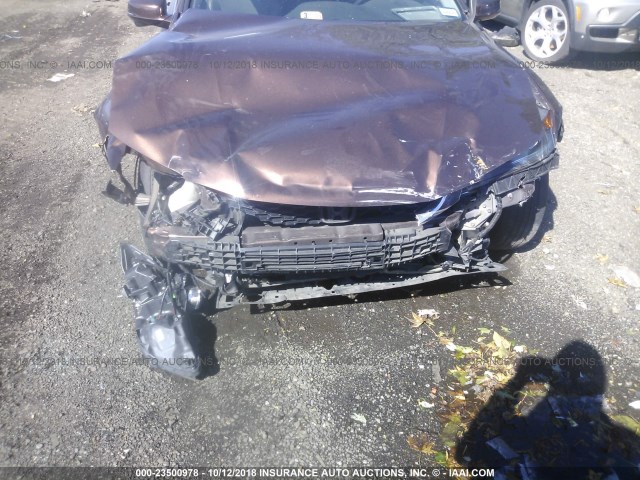 1HGCT1B84DA014420 - 2013 HONDA ACCORD EXL BROWN photo 6